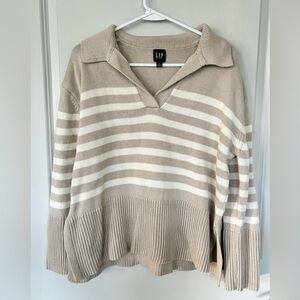 Gap Split-hem Polo Knit Sweater